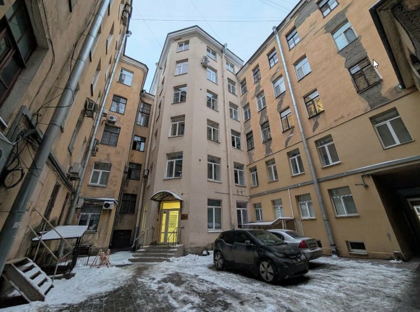фасад дома, здание по адресу г Санкт-Петербург, ул 7-я Советская, д 16